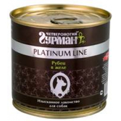 Четвероногий гурман platinum line рубец говяжий в желе Четвероногий гурман platinum line рубец говяжий в желе