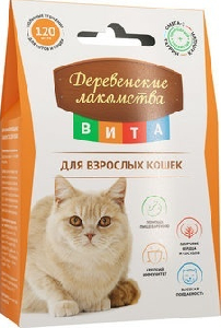 Деревенские Лакомства Вита для взрослых кошек Деревенские Лакомства Вита для взрослых кошек