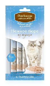 Деревенские Лакомства Нежное пюре из тунца для кошек Деревенские Лакомства Нежное пюре из тунца для кошек