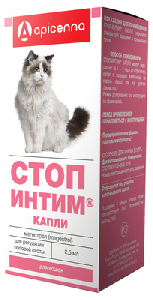 Apicenna СТОП-ИНТИМ капли для кошек 2,5 мл Apicenna СТОП-ИНТИМ капли для кошек 2,5 мл