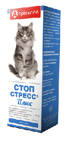Apicenna СТОП-СТРЕСС капли для кошек 10 мл Apicenna СТОП-СТРЕСС капли для кошек 10 мл