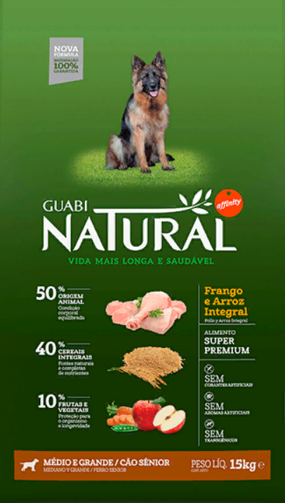Guabi Natural для пожилых собак крупных пород Guabi Natural для пожилых собак крупных пород