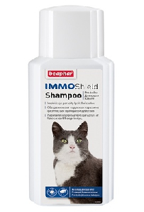 Beaphar шампунь с диметиконом от паразитов для кошек, IMMO Shield Shampoo Beaphar шампунь с диметиконом от паразитов для кошек, IMMO Shield Shampoo
