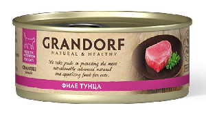 Влажный корм для кошек Grandorf Филе тунца Влажный корм для кошек Grandorf Филе тунца
