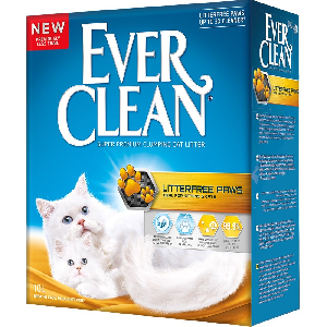 Ever Clean комкующийся наполнитель для длинношерстных кошек, Litter Free Paws