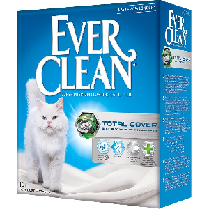Ever Clean комкующийся наполнитель с активированным углем, без запаха, Total Cover Ever Clean комкующийся наполнитель с активированным углем, без запаха, Total Cover