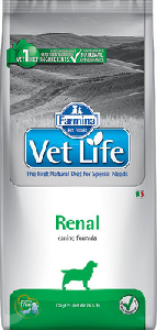 Farmina Vet Life Renal для собак при почечной недостаточности Farmina Vet Life Renal для собак при почечной недостаточности