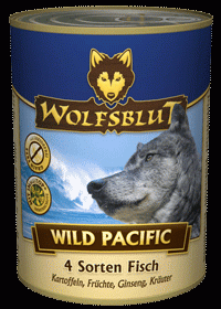 Консервы Wolfsblut (Волчья кровь) Wild Pacific Adult (Дикий океан для взрослых) 4 вида рыб 395гр Консервы Wolfsblut (Волчья кровь) Wild Pacific Adult (Дикий океан для взрослых) 4 вида рыб 395гр