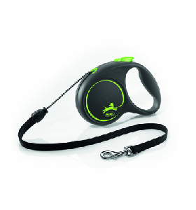 Flexi рулетка-трос для собак, Black Design M Cord 5м 20кг, фото №3 Flexi рулетка-трос для собак, Black Design M Cord 5м 20кг, фото №3