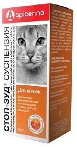Apicenna стоп-зуд при аллергии и воспалении кожи у кошек (суспензия) 10 мл Apicenna стоп-зуд при аллергии и воспалении кожи у кошек (суспензия) 10 мл