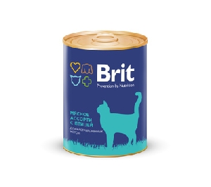 Brit Premium консервы для стерилизованных кошек: мясное ассорти с птицей Brit Premium консервы для стерилизованных кошек: мясное ассорти с птицей