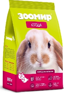ЗООМИР КРОША корм для кроликов 500гр ЗООМИР КРОША корм для кроликов 500гр