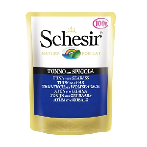 Schesir паучи для кошек с тунцом и окунем Schesir паучи для кошек с тунцом и окунем