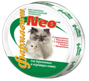 NEO Фармавит для беременных кошек 60 таблеток NEO Фармавит для беременных кошек 60 таблеток