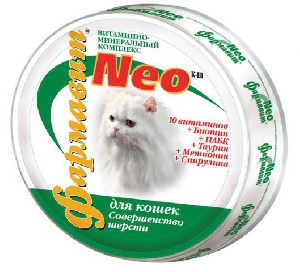NEO Фармавит совершенство шерсти для кошек 60 таблеток NEO Фармавит совершенство шерсти для кошек 60 таблеток