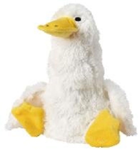 Doggles Мягкая игрушка Plush Bottle Утка с пластиковой бутылкой, белый, 55см Doggles Мягкая игрушка Plush Bottle Утка с пластиковой бутылкой, белый, 55см