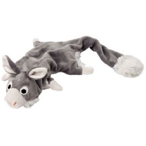 Doggles Мягкая игрушка Plush Bottle Кролик с пластиковой бутылкой, серый, 55см